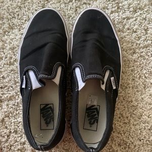 Black slip on vans